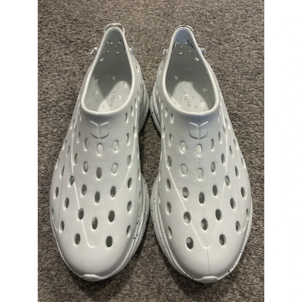 KANE Revive Recovery Shoes White EVA Vent Holes Mens 14 Slip On Clogs